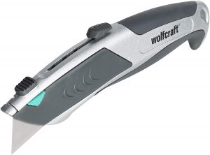 Wolfcraft profesionálny nôž s trapézovou čepeľou Auto-Load 4320000