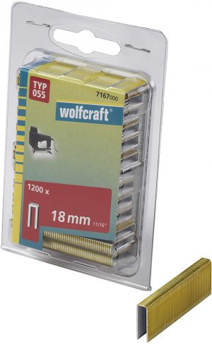 Wolfcraft Úzke sponky do sponkovačky výška 18 mm 1200 ks 7167000