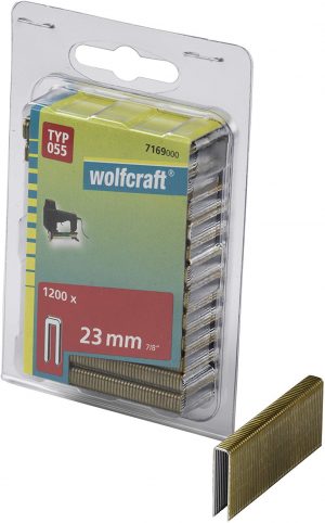 Wolfcraft Úzke sponky do sponkovačky výška 23 mm 1200 ks 7169000